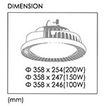 High Bay IP67 110D B1 1-10V dimmable